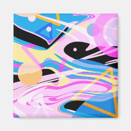 Tre dimensionsmålning för geometrisk Abstrakt Magnet