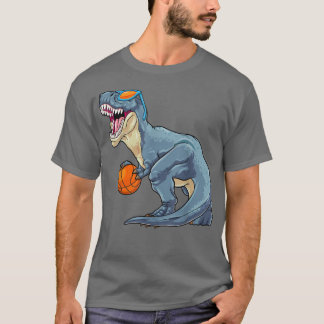 Tre Dinosaur Basketball Cute Sport Småbarn Player T Shirt
