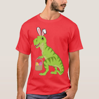 TRe Dinosaur Påskhare Boys, Girls och Vuxnor T Shirt