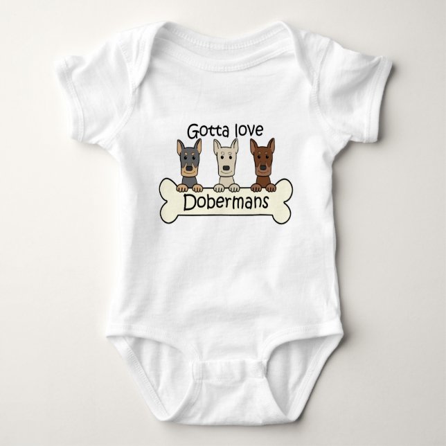 Tre Dobermans Tee (Framsida)