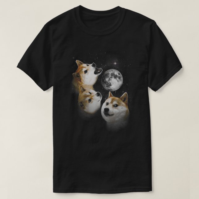 Tre Doge Måne Essential T Shirt (Design framsida)