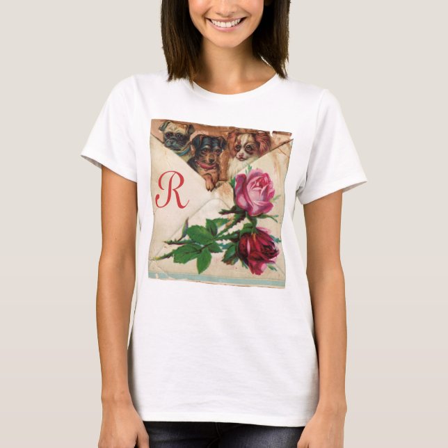 TRE DOGGIER MED RO MONOGRAM T-SHIRT (Framsida)