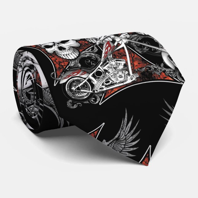 Tre Döskallar Slips (Rullad)