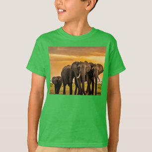 Tre elefanter mot elfenbensutnyttjande   t shirt