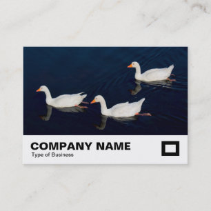 Tre Emden Geese Visitkort