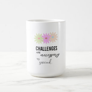 Tre enkla blommor kaffemugg