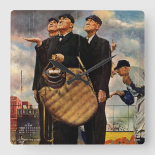 Tre exempel fyrkantig klocka