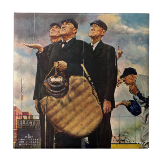 Tre exempel kakelplatta