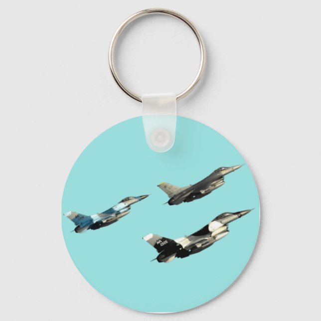 Tre F16s Nyckelring (Framsida)
