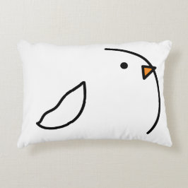 Tre fåglar på tråd prydnadskudde