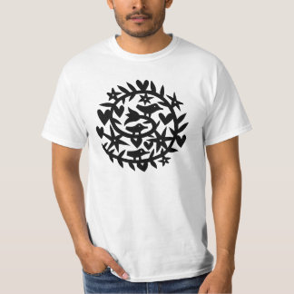 Tre fåglar t shirt