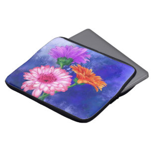 Tre Färg Gerberas Laptop sleeve