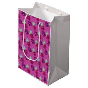 Tre Färg Ro Mönster Gift Bag