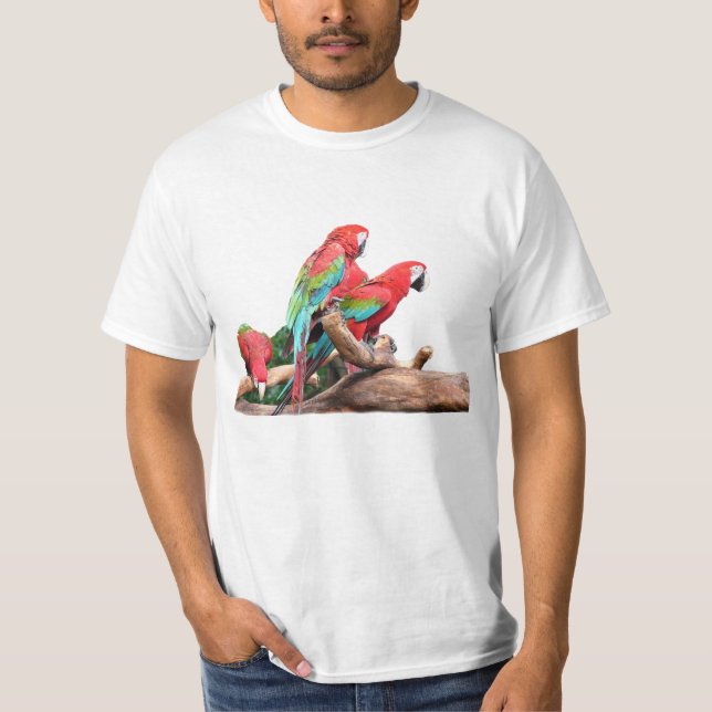tre färgade morötter tee shirt (Framsida)