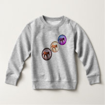 Tre färgstarka tidningar i havet, lekande söta