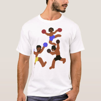 Tre fighters – T-shirt för dynamisk rörelse