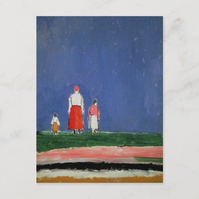 Tre Figurer, 1913-28 Vykort (Framsida)