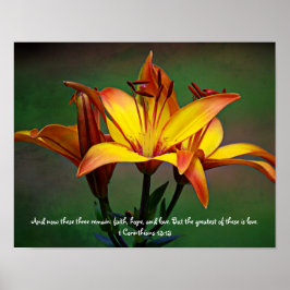 Tre filéer Skripturfotografisk utskrift Poster