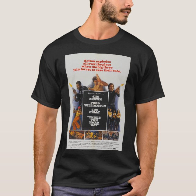 Tre filmer Poster på hårddisken T Shirt (Framsida)
