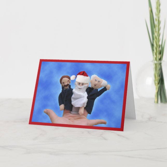 Tre filosofjulkort helgkort (Framsida)