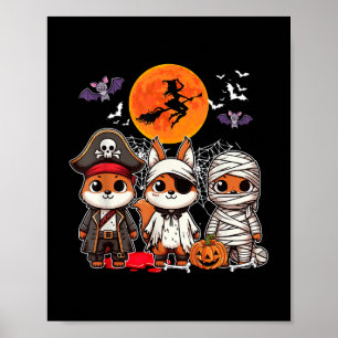 Tre finare ekorrar Costume Pirat Boo Mummy Hal Poster