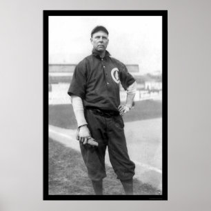 Tre Finger Brown Unge Baseball 1910 Poster
