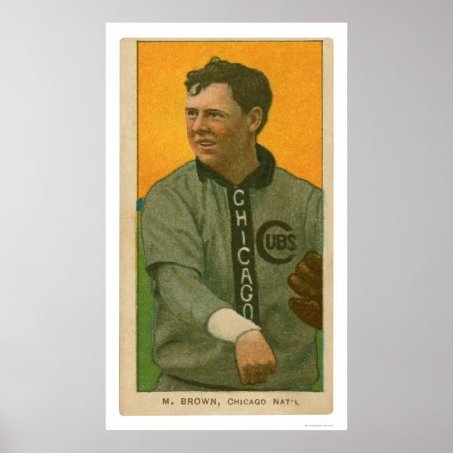 Tre Finger Brown Unge Baseball 1911 Poster (Framsidan)
