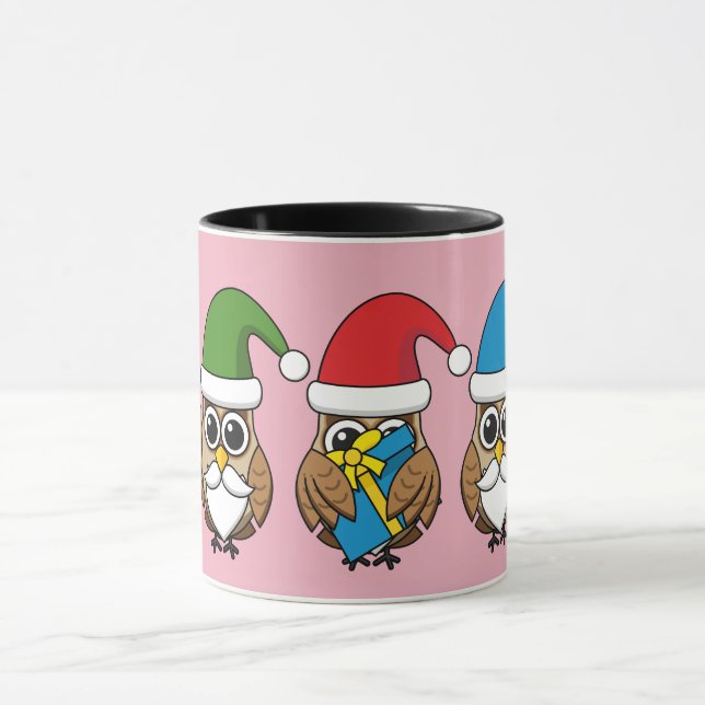 Tre finstilt jultomte Uggla Mugg (Center)