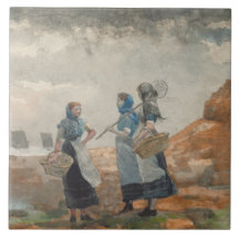 Tre Fisher Girls (i Tynemouth, Northumberland)