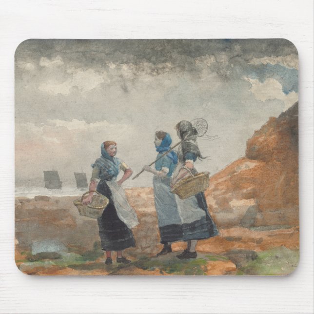 Tre Fisher Girls (i Tynemouth, Northumberland) Musmatta (Framsidan)