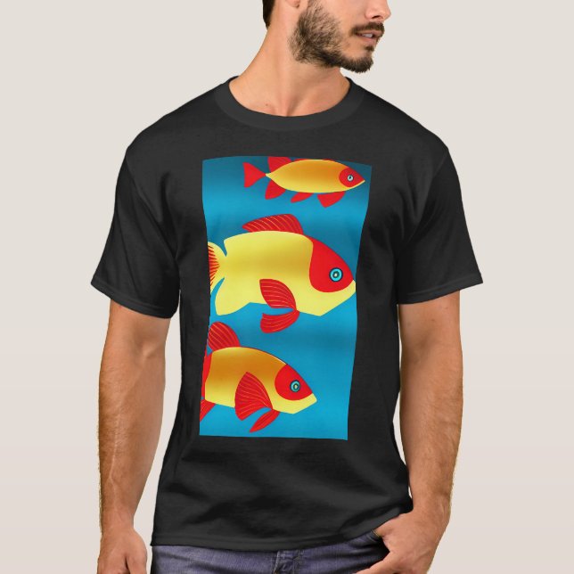 tre fiskar t shirt (Framsida)