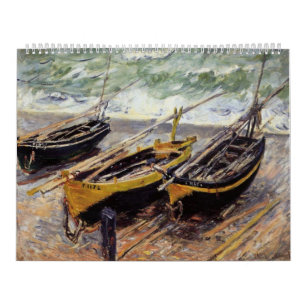 Tre fiskebåtar kalender