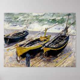 Tre fiskebåtar poster