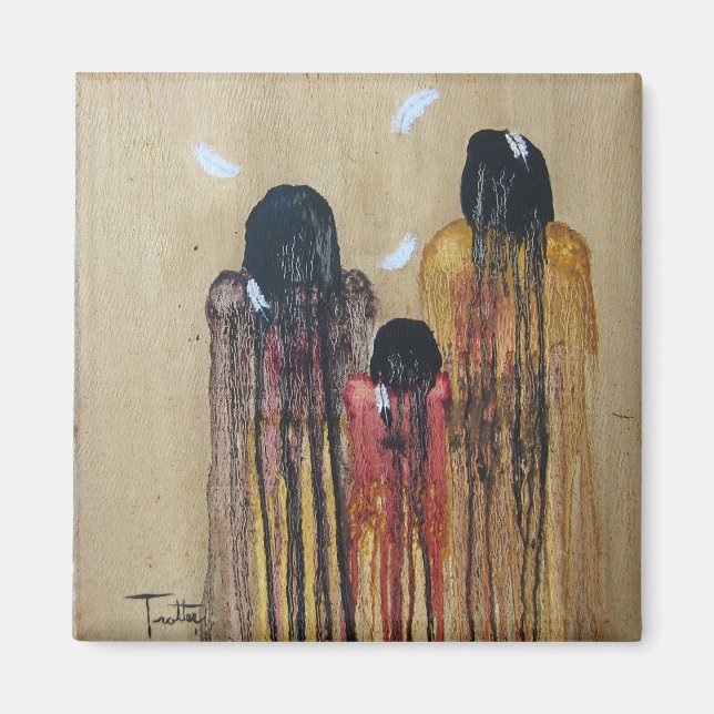 Tre fjädrar magnet (Framsidan)