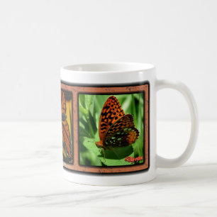 Tre fjärilar 03 kaffemugg