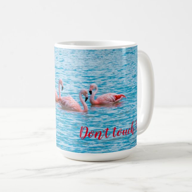 Tre flamingos på Laguna Amarga Kaffemugg (Framsida höger)