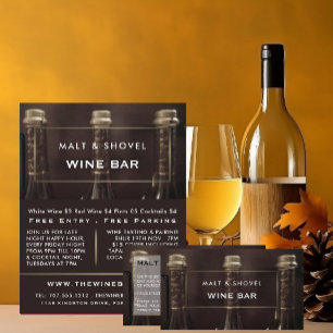 Tre Flaska-Visningen, Rustic Vin Pub Visitkort