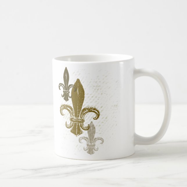 Tre Fleur De Lis Kaffemugg (Höger)