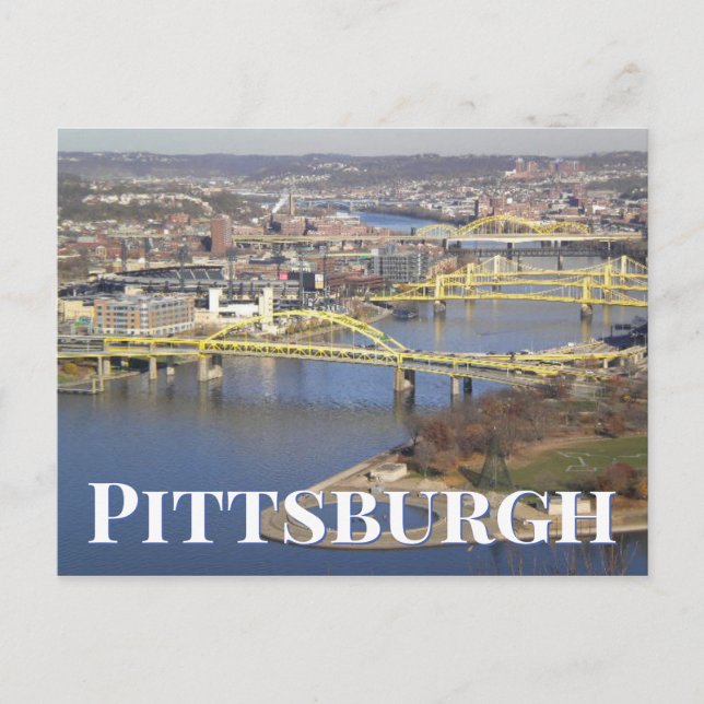 Tre floder | Pittsburgh, PA Vykort (Framsida)