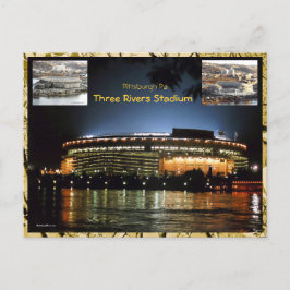 Tre floder Stadium-vykort med implosion Vykort