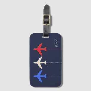 tre flygplan bagagebricka