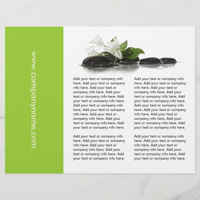 Tre Fold Aesthetician Flyer (Framsida)