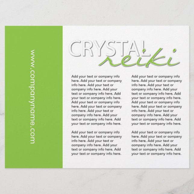 Tre Fold Reiki Flyer (Framsida)
