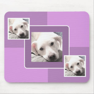 Tre foto Modern Square Design Lila Musmatta