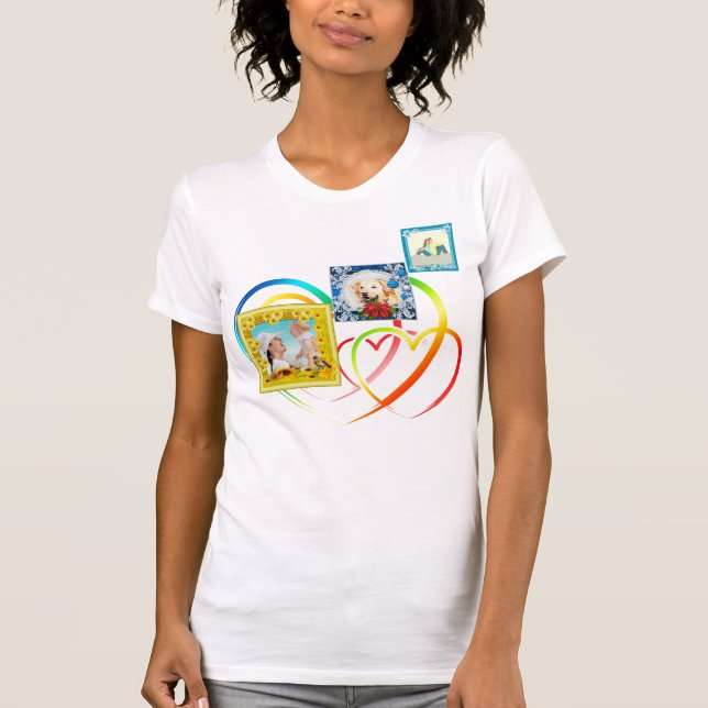 Tre fotokollage t shirt (Framsida)