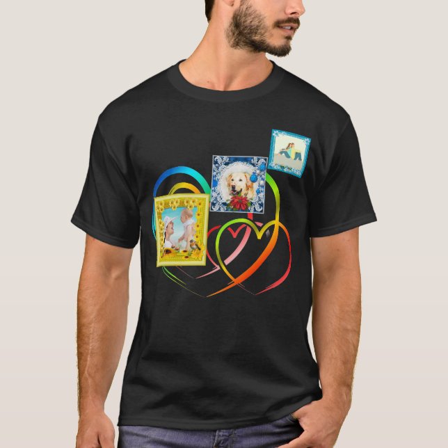 Tre fotokollage t shirt (Framsida)