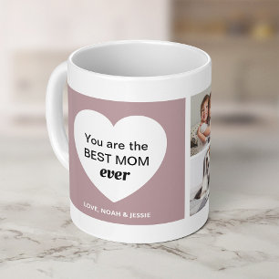 Tre foton och ett hjärta Bästa Mamma någonsin Kaffemugg