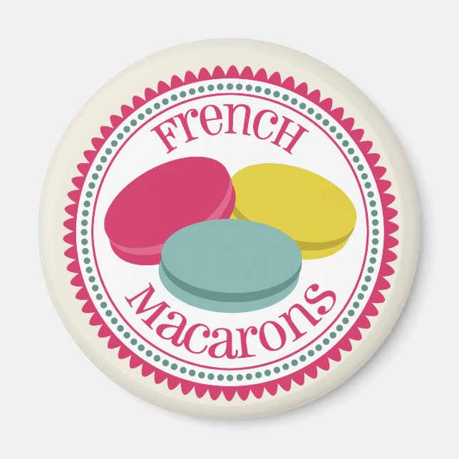 Tre Franskar, Macarons magnet (Framsidan)