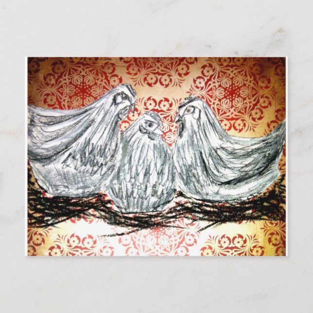 Tre Franskar Vykort (Framsida)