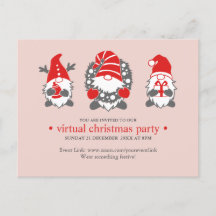 Tre funny Gnomes | Virtuella jul-Party